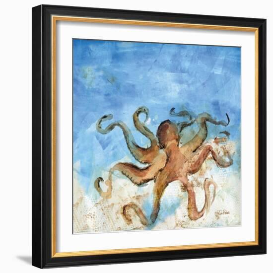 Ocean Octopus-LuAnn Roberto-Framed Art Print