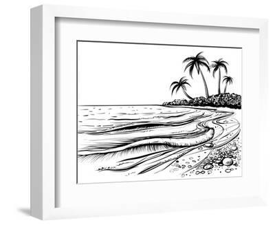 Beach Scene Sketch Vector Images over 260