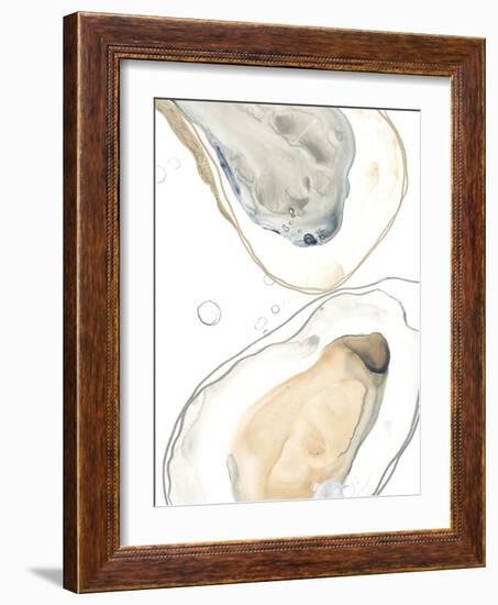 Ocean Oysters IV-June Vess-Framed Art Print