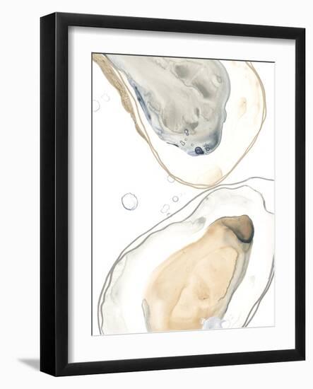 Ocean Oysters IV-June Vess-Framed Art Print