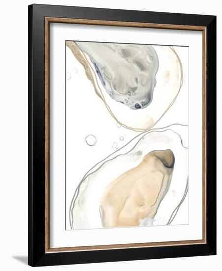 Ocean Oysters IV-June Vess-Framed Art Print