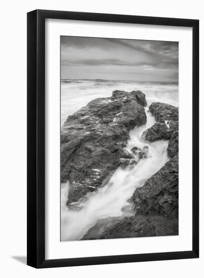 Ocean Painted Seascape No. 2, Mendocino Coast-Vincent James-Framed Photographic Print