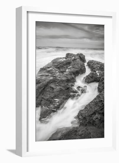 Ocean Painted Seascape No. 2, Mendocino Coast-Vincent James-Framed Photographic Print