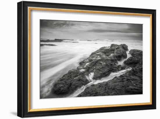 Ocean Painted Seascape No. 4, Mendocino Coast-Vincent James-Framed Photographic Print