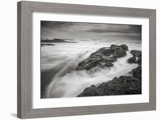 Ocean Painted Seascape No. 5, Mendocino Coast-Vincent James-Framed Photographic Print