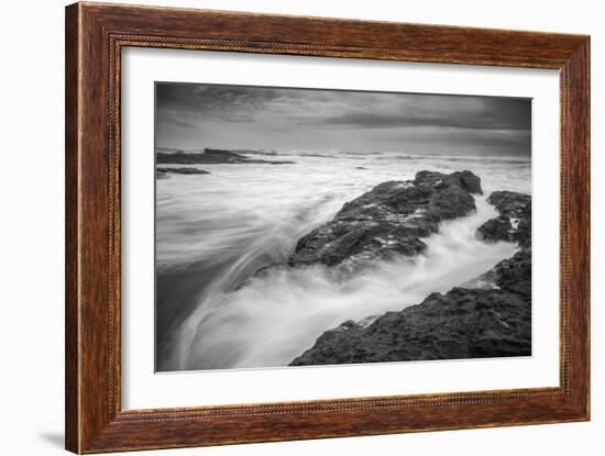 Ocean Painted Seascape No. 5, Mendocino Coast-Vincent James-Framed Photographic Print