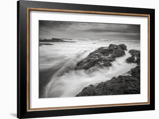 Ocean Painted Seascape No. 5, Mendocino Coast-Vincent James-Framed Photographic Print