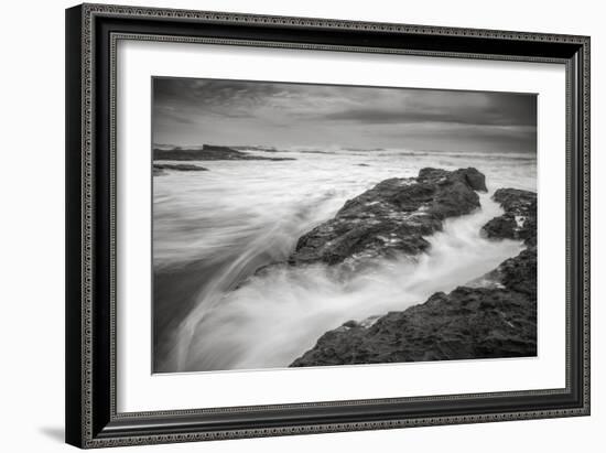 Ocean Painted Seascape No. 5, Mendocino Coast-Vincent James-Framed Photographic Print