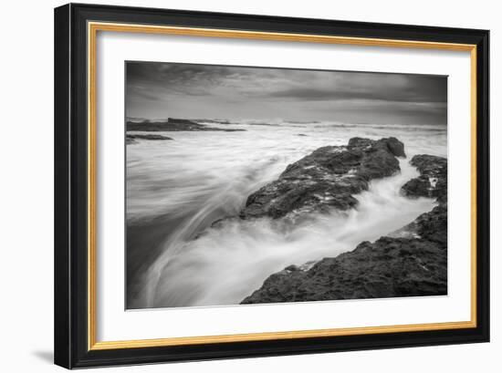 Ocean Painted Seascape No. 5, Mendocino Coast-Vincent James-Framed Photographic Print