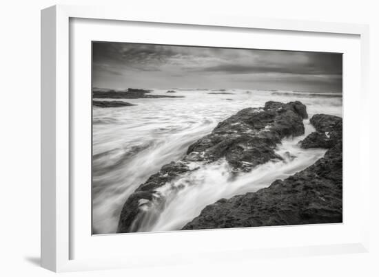 Ocean Painted Seascape No. 6, Mendocino Coast-Vincent James-Framed Photographic Print
