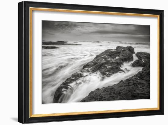 Ocean Painted Seascape No. 6, Mendocino Coast-Vincent James-Framed Photographic Print