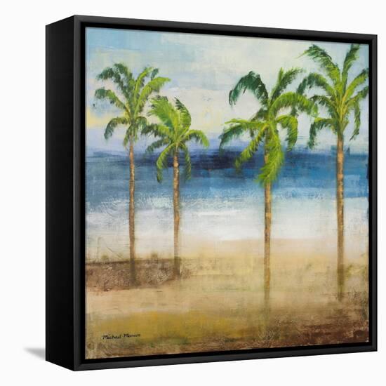 Ocean Palms I-Michael Marcon-Framed Stretched Canvas