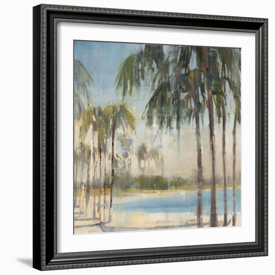 Ocean Palms IV-Joseph Cates-Framed Art Print