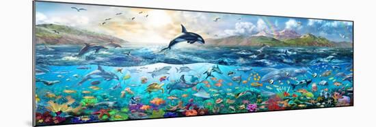 Ocean Panorama-Adrian Chesterman-Mounted Art Print