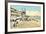 Ocean Park Beach, California-null-Framed Art Print