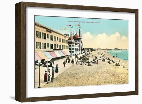 Ocean Park Beach, California-null-Framed Art Print