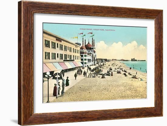 Ocean Park Beach, California-null-Framed Art Print