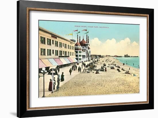 Ocean Park Beach, California-null-Framed Art Print