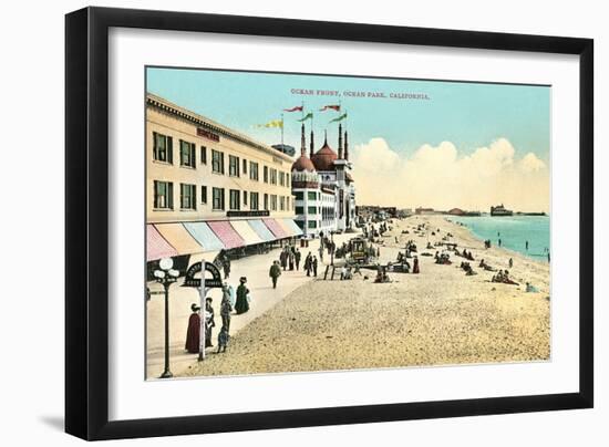 Ocean Park Beach, California-null-Framed Art Print