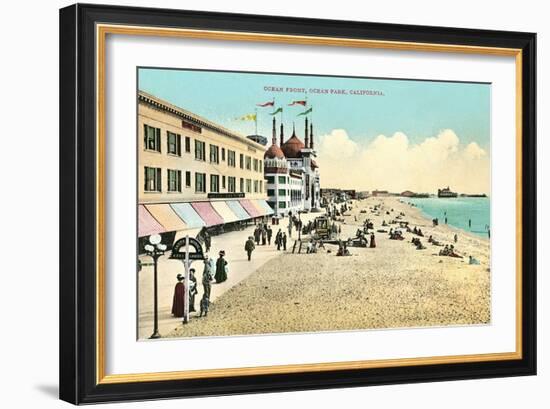 Ocean Park Beach, California-null-Framed Art Print