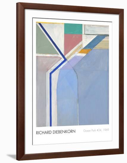 Ocean Park No. 24, 1969-Richard Diebenkorn-Framed Art Print