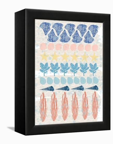 Ocean Pattern-Melody Hogan-Framed Stretched Canvas