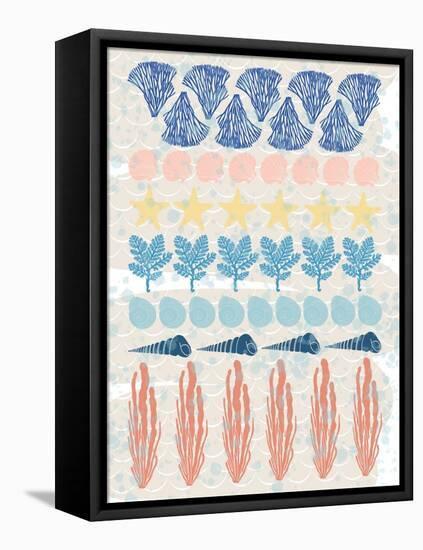 Ocean Pattern-Melody Hogan-Framed Stretched Canvas