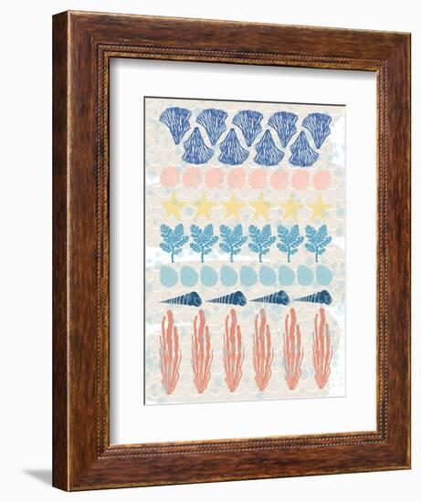 Ocean Pattern-Melody Hogan-Framed Art Print