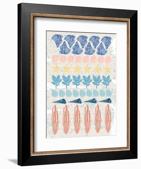 Ocean Pattern-Melody Hogan-Framed Art Print