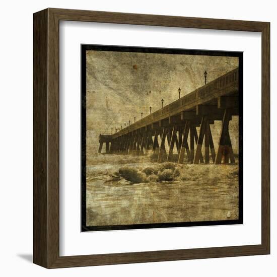 Ocean Pier No. 2-John Golden-Framed Art Print