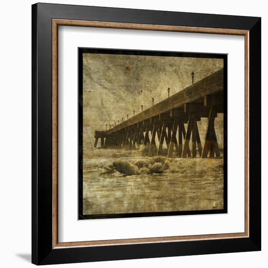 Ocean Pier No. 2-John Golden-Framed Art Print