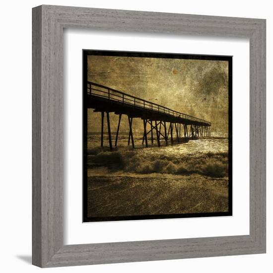 Ocean Pier No. 3-John Golden-Framed Art Print