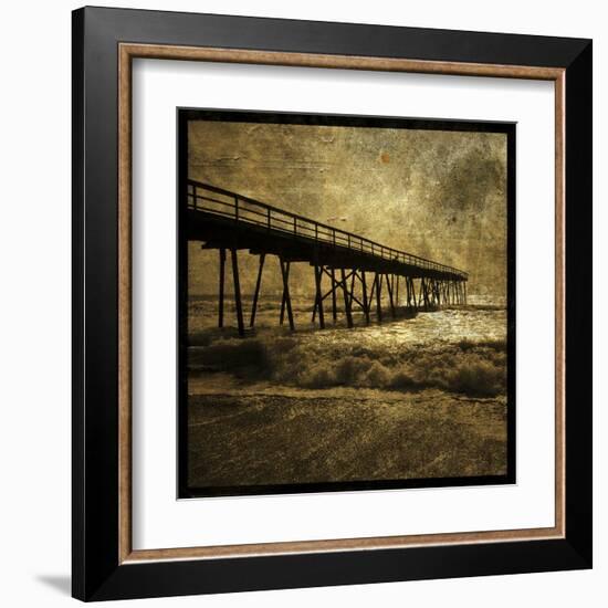 Ocean Pier No. 3-John Golden-Framed Art Print