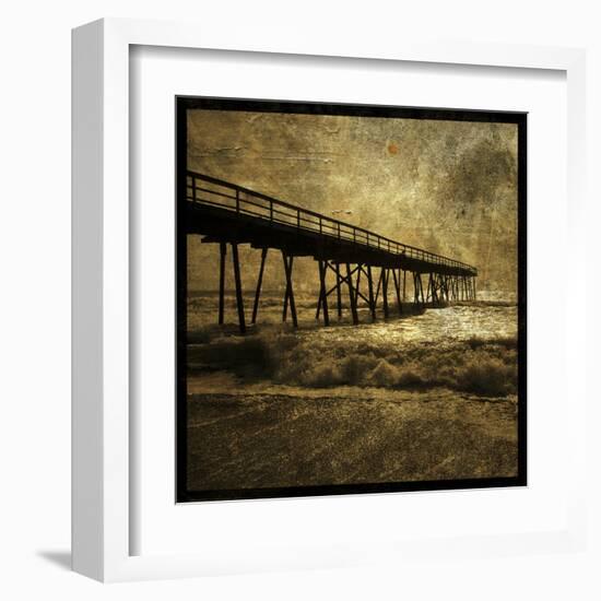 Ocean Pier No. 3-John Golden-Framed Art Print