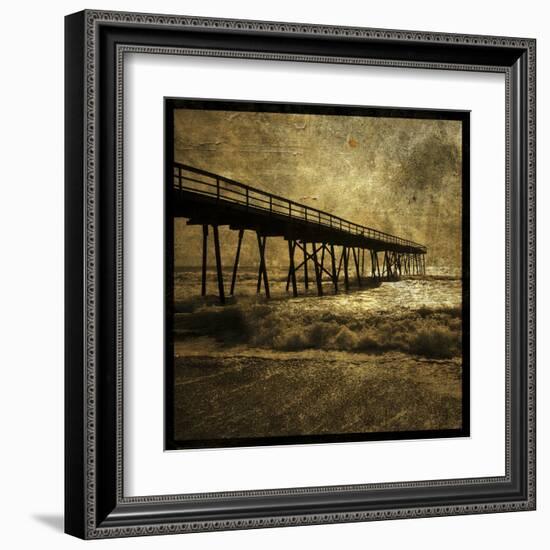 Ocean Pier No. 3-John Golden-Framed Art Print