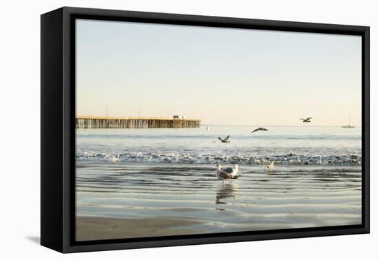 Ocean Pier-Karyn Millet-Framed Premier Image Canvas