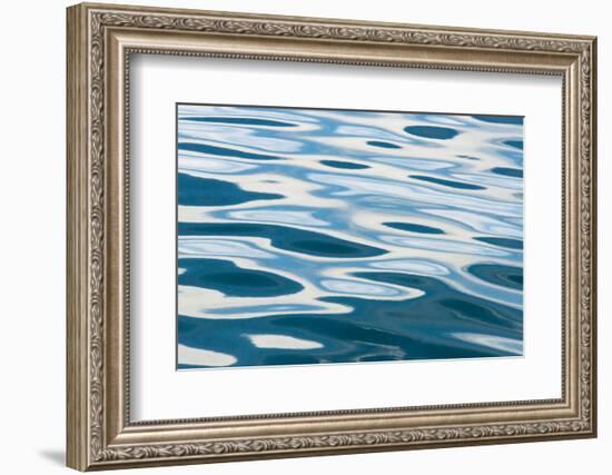 Ocean ripples, Van Dyks Bay. Western Cape Province, South Africa.-Keren Su-Framed Photographic Print