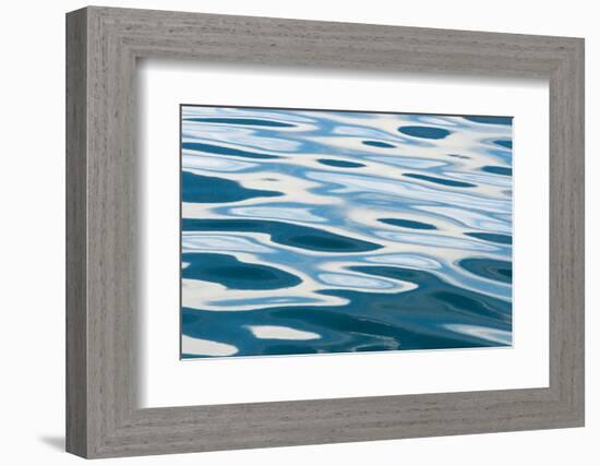 Ocean ripples, Van Dyks Bay. Western Cape Province, South Africa.-Keren Su-Framed Photographic Print