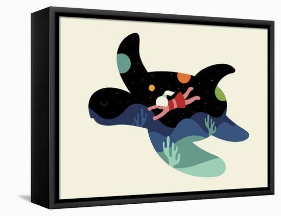 Ocean Roaming-Andy Westface-Framed Premier Image Canvas