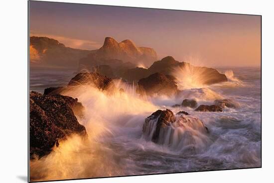 Ocean's Fury-Marc Adamus-Mounted Art Print