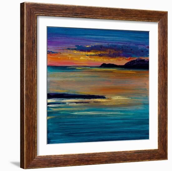 Ocean's Night III-Bridges-Framed Giclee Print