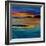 Ocean's Night III-Bridges-Framed Giclee Print