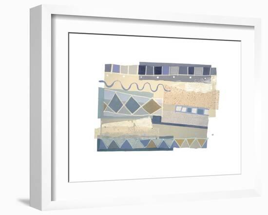 Ocean's Surf I-P^ G^ Gravele-Framed Giclee Print