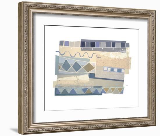 Ocean's Surf I-P^G^ Gravele-Framed Art Print