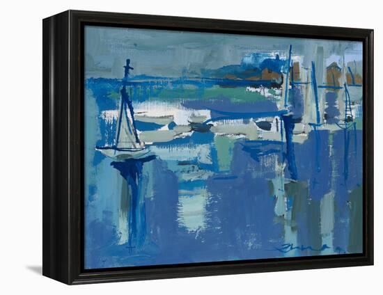 Ocean Sail-Erin McGee Ferrell-Framed Stretched Canvas