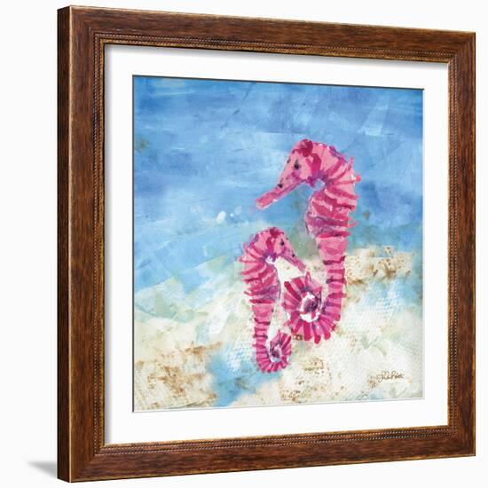 Ocean Seahorses-LuAnn Roberto-Framed Art Print