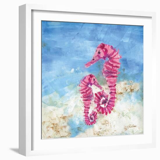 Ocean Seahorses-LuAnn Roberto-Framed Art Print