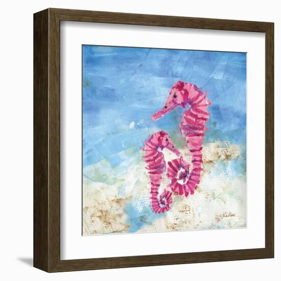 Ocean Seahorses-LuAnn Roberto-Framed Art Print