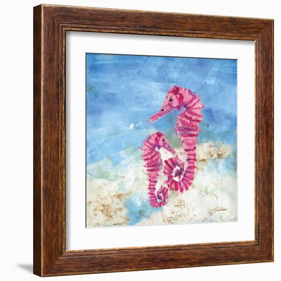 Ocean Seahorses-LuAnn Roberto-Framed Art Print