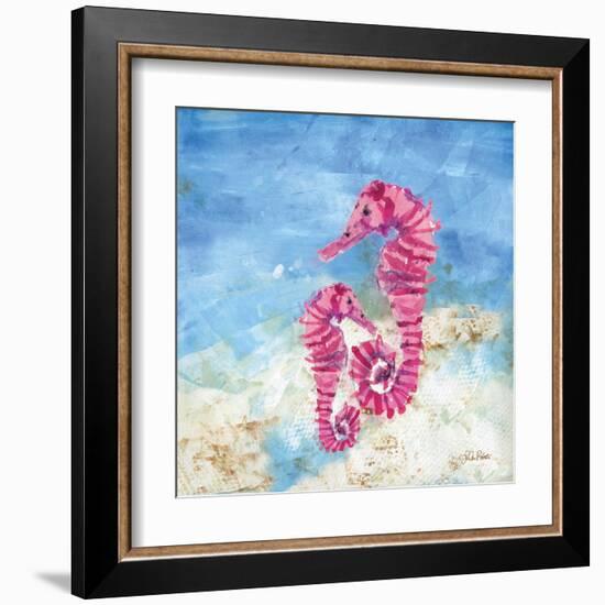 Ocean Seahorses-LuAnn Roberto-Framed Art Print